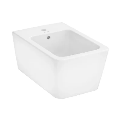 Hansgrohe EluPura Q - pie sienas stiprināms bidē, jaucējkrāna atvere, balts 60280450