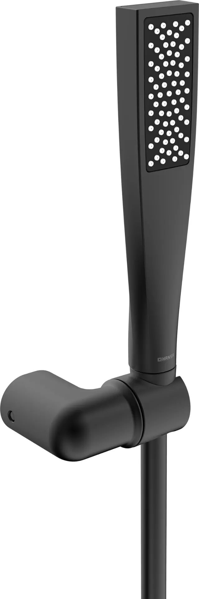 Hansa Aurelia - dušas komplekts ar rokas dušu, turētāju un šļūteni, matēti melns 4717013033