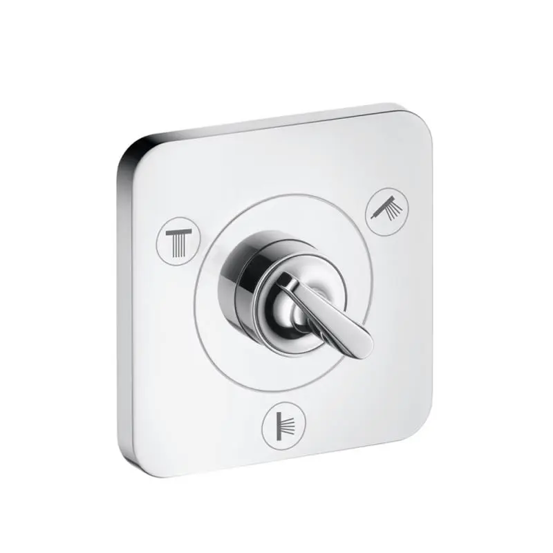 Axor Citterio E - Trio/Quattro, noslēgšanas un pārslēgšanas vārsts, zemapmetuma montāža, hroms 36772000