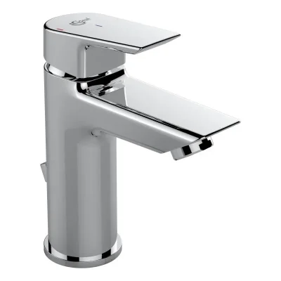 Ideal Standard Tesi - izlietnes maisītājs ar noteci, Bluestart, hroms A6558AA