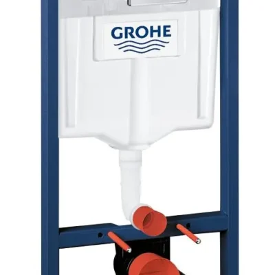 Grohe Rapid SL - priekšsienas elements sienas WC, vadības plate Skate Air, hroms 38763001