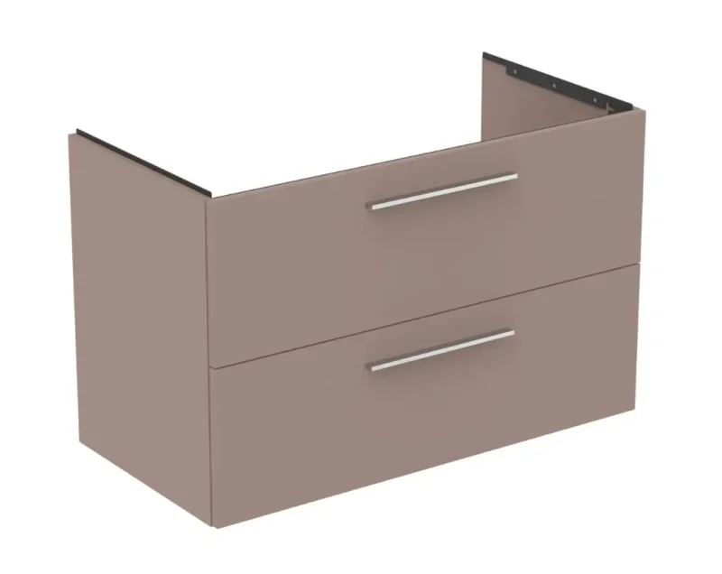Ideal Standard i.Life B - izlietnes apakškabinets, 100x63x51 cm, 2 atvilktnes, pa kreisi, matēti bēšs T5584NH