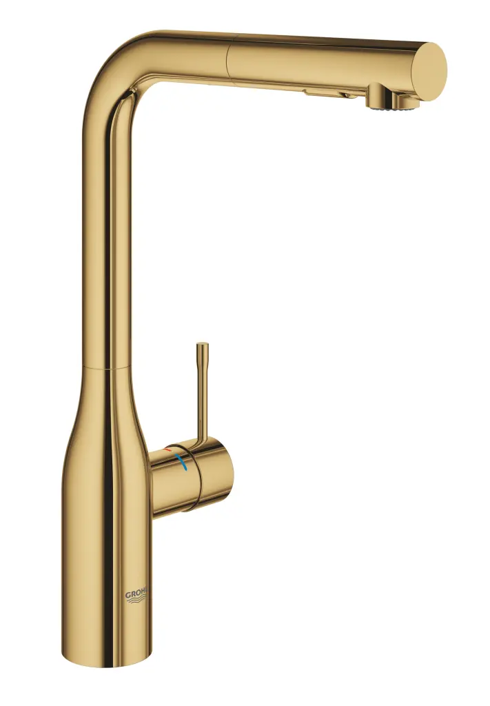 Grohe Essence - virtuves izlietnes vienas sviras maisītājs, Cool Sunrise 30270GL0