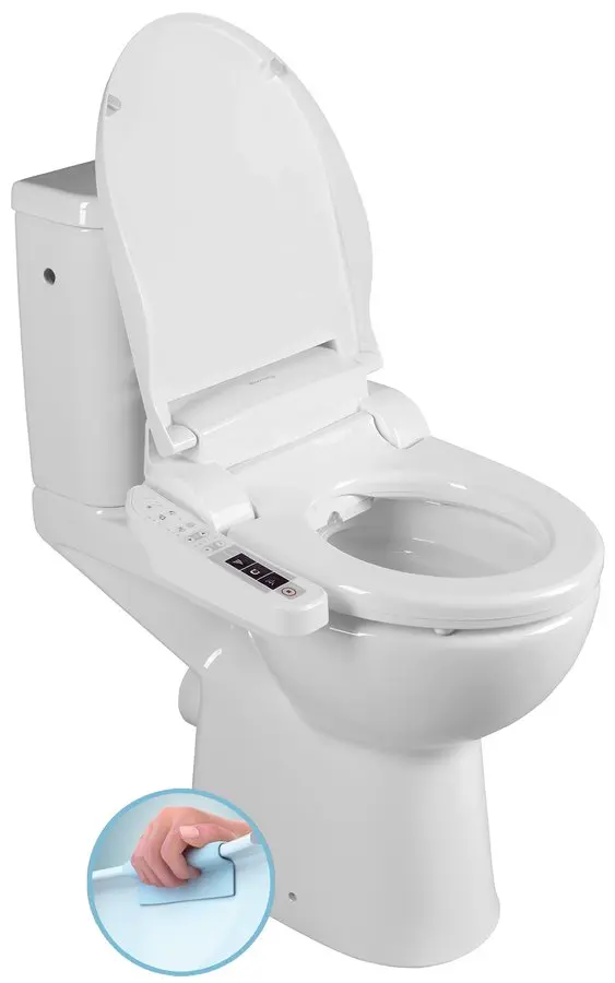 Sapho WC komplekts - dušas WC, SoftClose, Rimless, DualFlush, balts NB-1160D-1