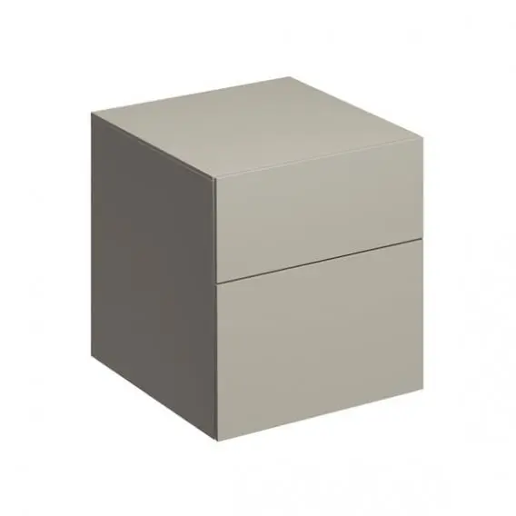 Geberit Xeno 2 - sānu skapītis 45x51 cm, ar izvelkamām atvilktnēm, greige 500.504.00.1