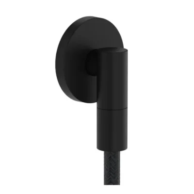 Hansgrohe FixFit Fine S - sienas pieslēguma līkums, matēti melns 28882670