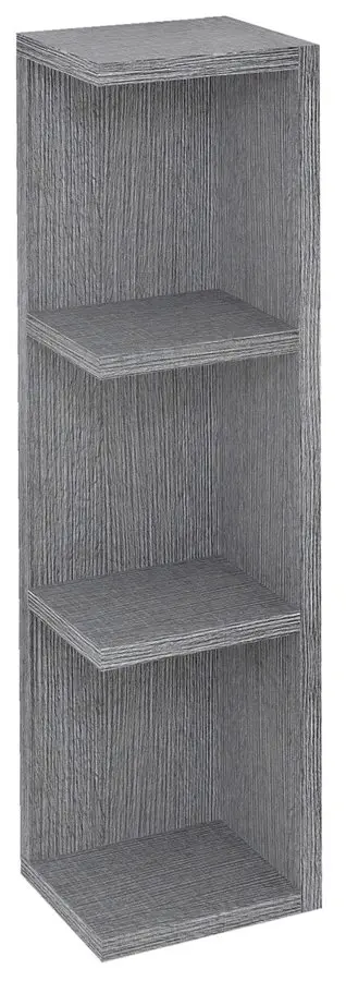 Sapho Riwa - atvērts plauktu skapis 20x70x15 cm, sudrabots ozols RIW250-0011