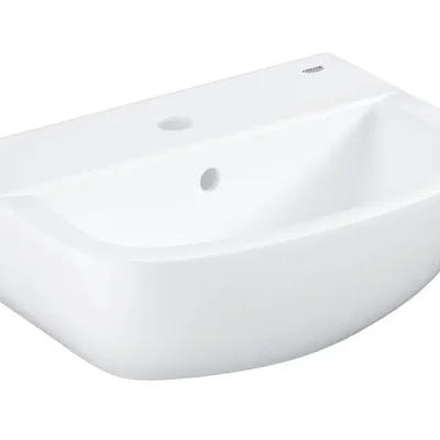 Grohe Bau Ceramic - roku mazgāšanas izlietne 45x35 cm, ar 1 caurumu maisītājam, Alpu balts 39424000
