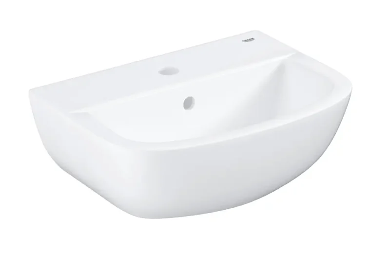 Grohe Bau Ceramic - roku mazgāšanas izlietne 45x35 cm, ar 1 caurumu maisītājam, Alpu balts 39424000