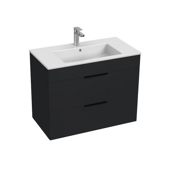 Jika Cube - izlietne ar apakšskapi 80x43x61 cm, matēti antracīta H4537621763521
