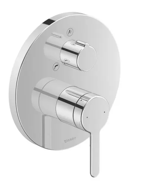 Duravit C.1 - zemapmetuma vannas maisītājs, 2 patērētājiem, hromēts C15210018010