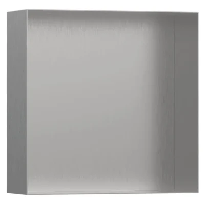 Hansgrohe XtraStoris Minimalistic - sienas niša, 30x30x10 cm, matēts nerūsējošais tērauds 56073800