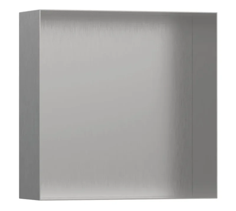 Hansgrohe XtraStoris Minimalistic - sienas niša, 30x30x10 cm, matēts nerūsējošais tērauds 56073800