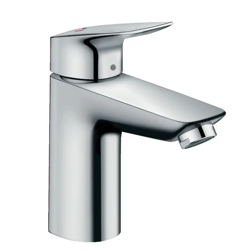 Hansgrohe Logis - izlietnes vienas sviras maisītājs 100 CoolStart ar noteces komplektu, hromēts 71102000