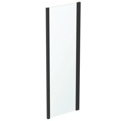 Ideal Standard Connect 2 - fiksēta sānu siena 80 cm, melns/caurspīdīgs stikls K9299V3