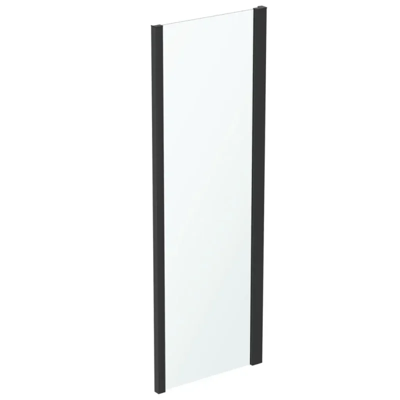 Ideal Standard Connect 2 - fiksēta sānu siena 80 cm, melns/caurspīdīgs stikls K9299V3