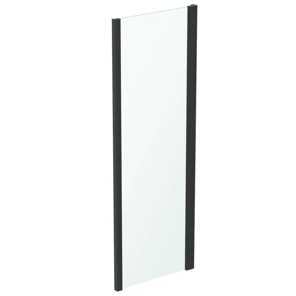 Ideal Standard Connect 2 - fiksēta sānu siena 70 cm, melna/caurspīdīga K9297V3