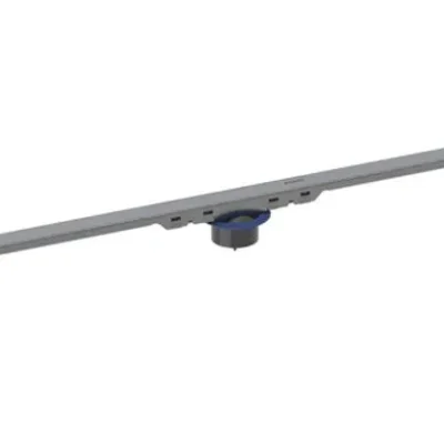 Geberit CleanLine - dušas noteka 30-130 cm, hroms melns matēts 154.447.QC.1