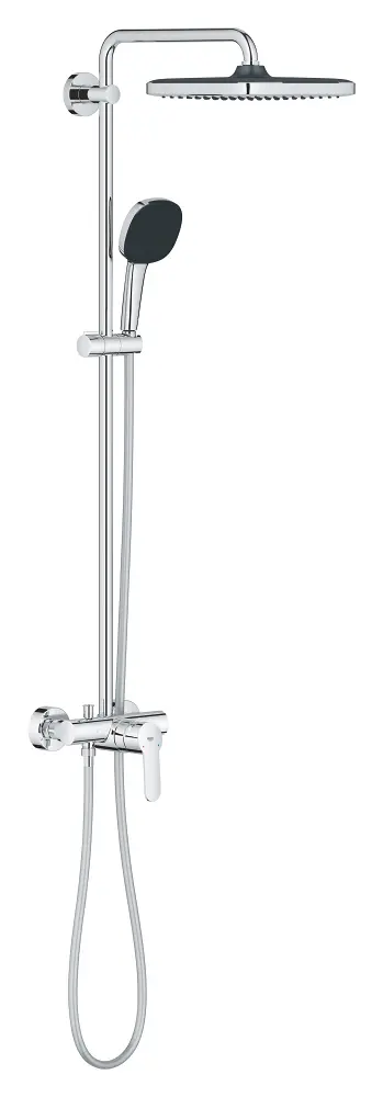 Grohe Vitalio Comfort - dušas komplekts ar maisītāju, 25x25 cm, 2 strūklu veidi, hroms 26985001