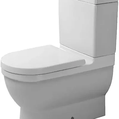 Duravit Starck 3 - WC kombinācija ar HygieneGlaze, balta 01280900001