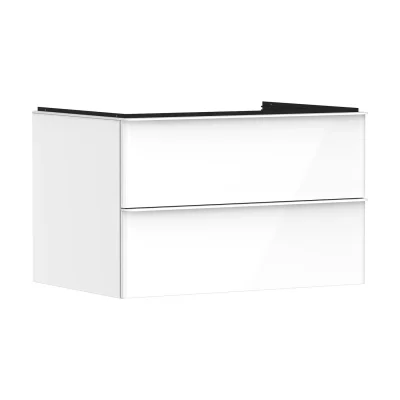 Hansgrohe Xelu Q - izlietnes skapītis, 50x78x55 cm, 2 atvilktnes, balts spīdīgs/balts matēts 54074700
