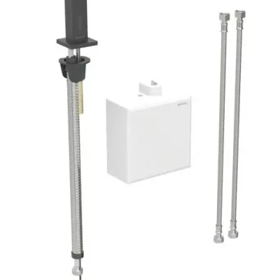 Geberit Brenta - elektronisks izlietnes vārsts, darbība ar baterijām, easy to clean, matēti melns 116.174.14.1
