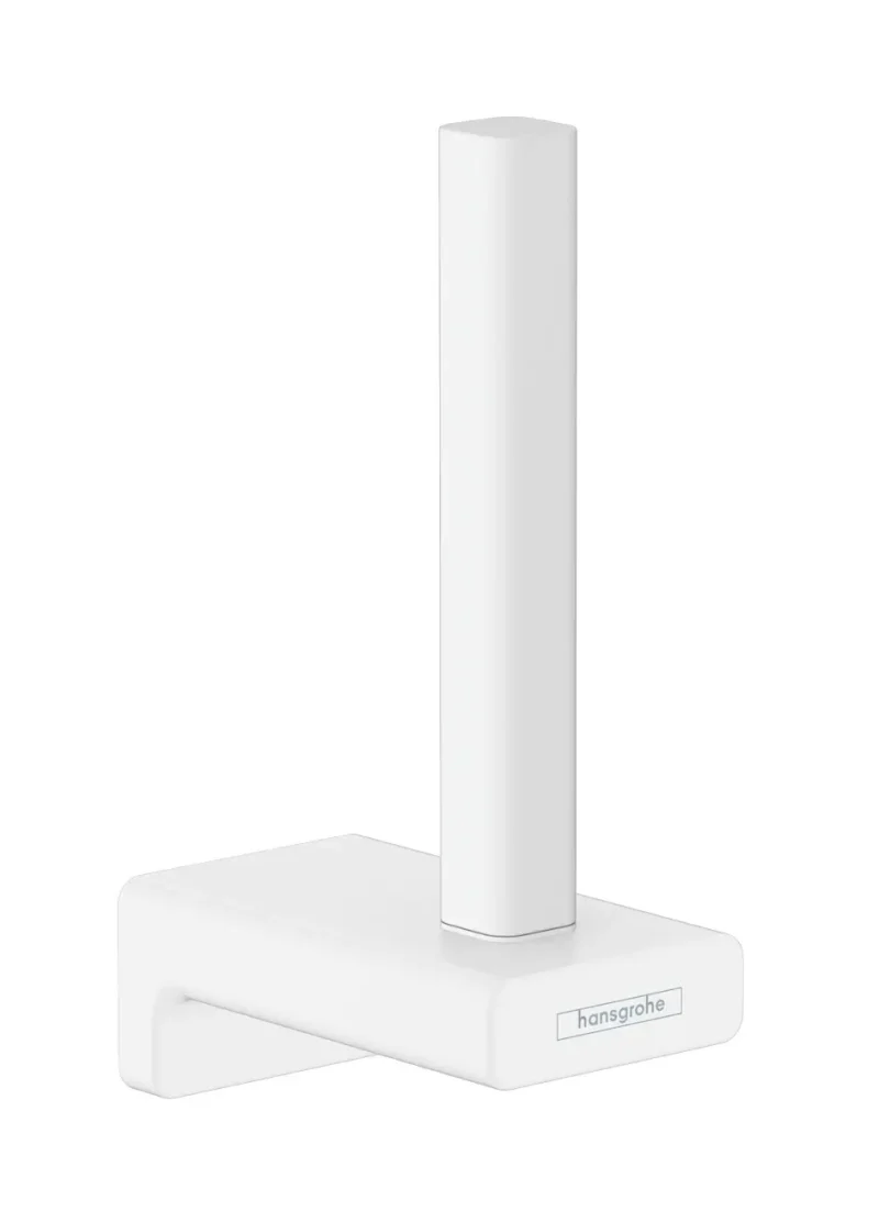 Hansgrohe AddStoris - rezerves tualetes papīra ruļļu turētājs, balts matēts 41756700