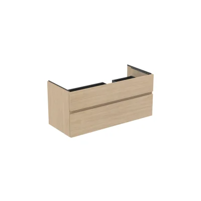 Ideal Standard Finesse - izlietnes skapītis 120x51x55 cm, 2 atvilktnes, baltais ozols E3448US