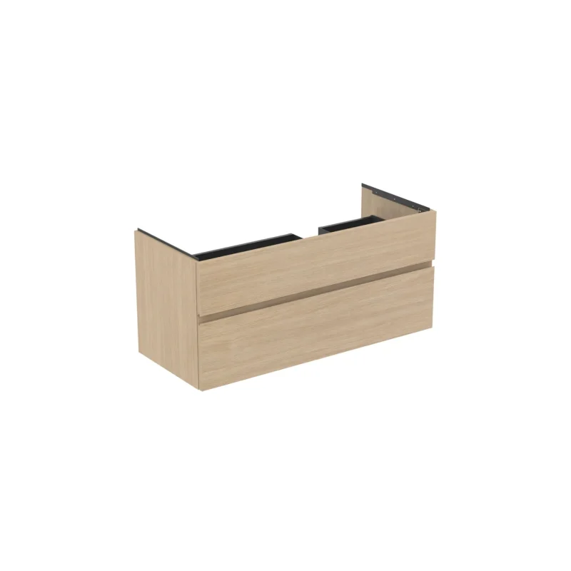 Ideal Standard Finesse - izlietnes skapītis 120x51x55 cm, 2 atvilktnes, baltais ozols E3448US