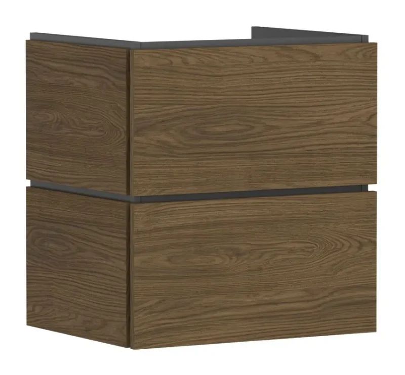Hansgrohe Xilesa E - izlietnes apakškabinets, 62x58x47 cm, 2 atvilktnes, ozols Kaschmir 54254550