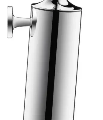 Duravit Starck T - tualetes birste ar turētāju, montāža pie sienas, hromēts 0099461000