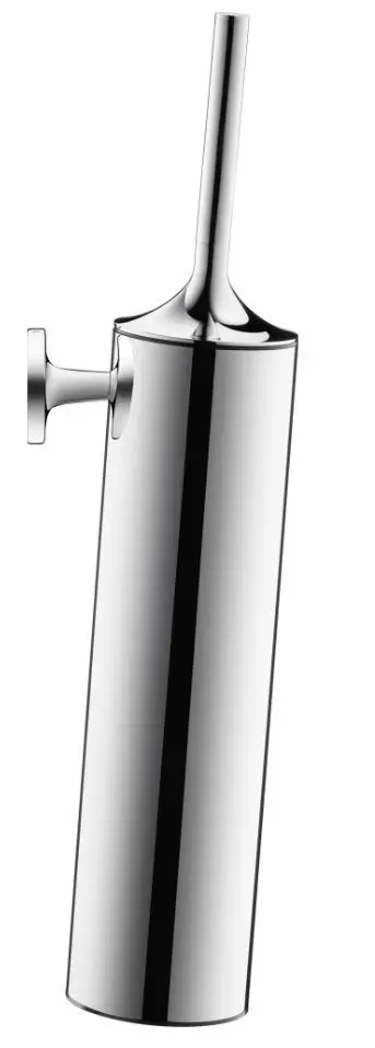 Duravit Starck T - tualetes birste ar turētāju, montāža pie sienas, hromēts 0099461000