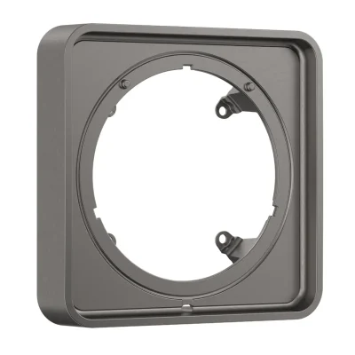 Axor ShowerSelect ID - pagarinājums 17x17 cm, hroms melns birstēts 13643340