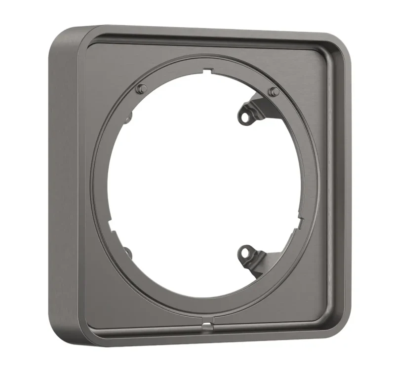 Axor ShowerSelect ID - pagarinājums 17x17 cm, hroms melns birstēts 13643340