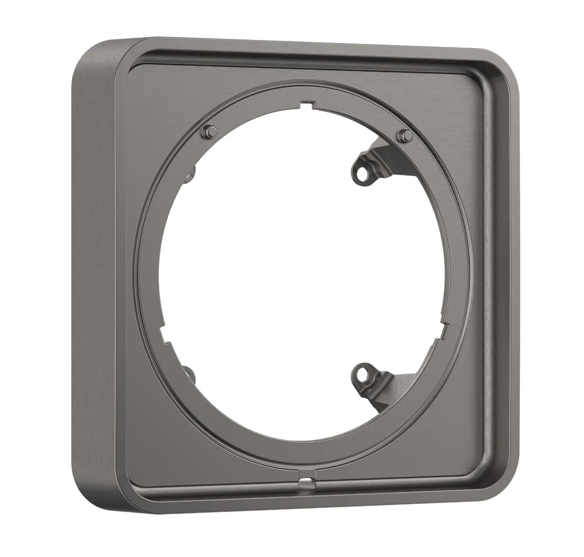 Axor ShowerSelect ID - pagarinājums 17x17 cm, hroms melns birstēts 13643340