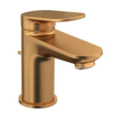 Duravit Wave - izlietnes maisītājs ar noteces komplektu, matēts bronza WA1010001004