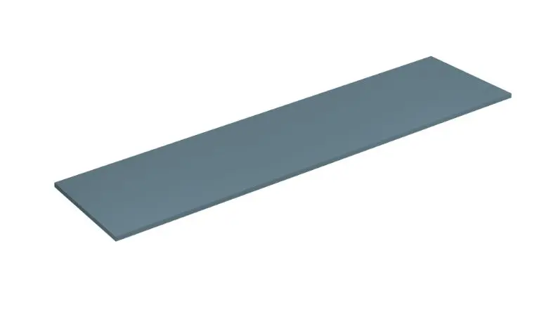 Kludi Icos - izlietnes virsma 200x50 cm, matēti petrolkrāsas 50T200O3