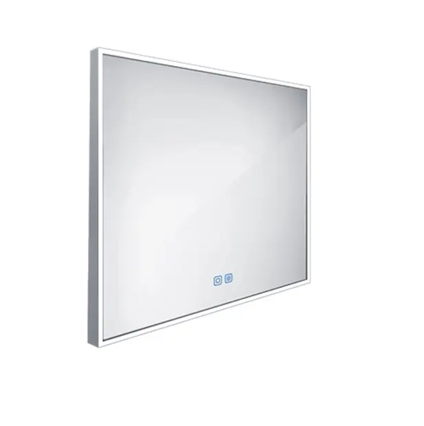 Nimco spogulis - spogulis ar LED apgaismojumu, 80x70 cm, skārien sensors, alumīnijs ZP 13003VX