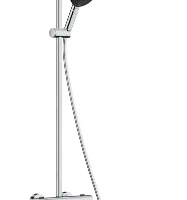 Hansgrohe Pulsify S Puro - dušas komplekts ar termostatu, diametrs 26 cm, 3 strūklu veidi, hroms 24236000