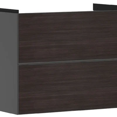 Hansgrohe Xevolos E - izlietnes apakšskapītis 78x58x48 cm, 2 atvilktnes, matēti pelēks/tumšs ozols 54180730