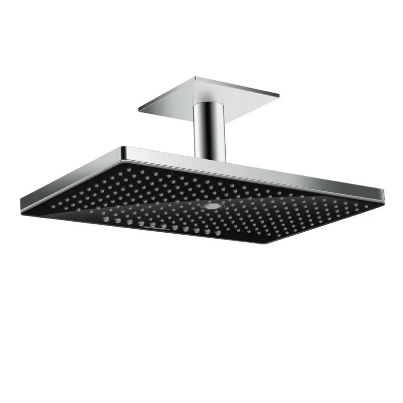 Hansgrohe Rainmaker Select - galvas duša 460, izvirzījums 10 cm, 3 strūklas, melna / hromēta 24006600