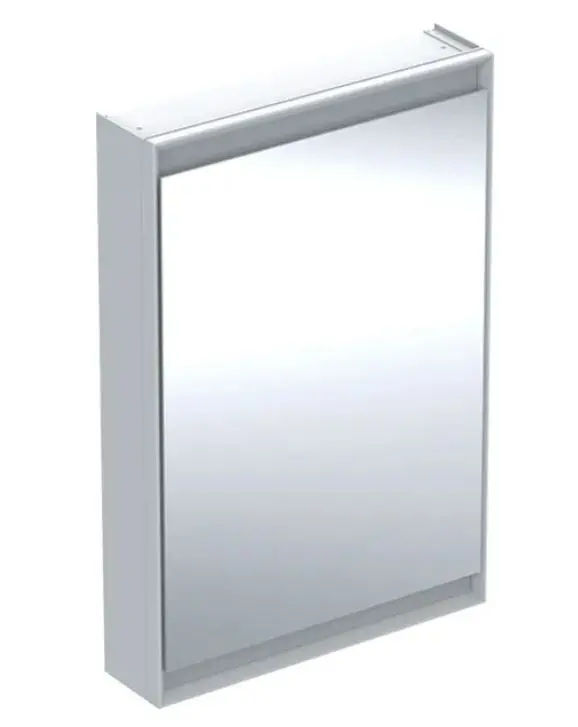 Geberit ONE - spoguļskapis ar LED apgaismojumu, 60x90x15 cm, eņģes kreisajā pusē, metāls 505.810.00.1