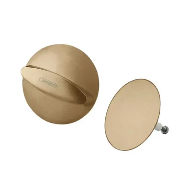 Hansgrohe Flexaplus - gatavais komplekts noteces un pārplūdes komplektam, matēta bronza 58185140