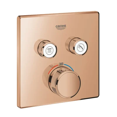 Grohe Grohtherm SmartControl - zemapmetuma termostatisks maisītājs 2 patērētājiem, Warm Sunset 29124DA0