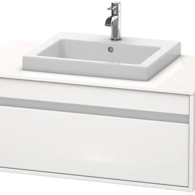Duravit Ketho - izlietnes skapītis 43x100x55 cm, ar 1 atvilktni, balts spīdīgs KT679502222