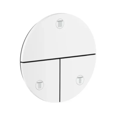 Axor ShowerSelect ID - zemapmetuma vārsts, 3 patērētājiem, balts matēts 36779700