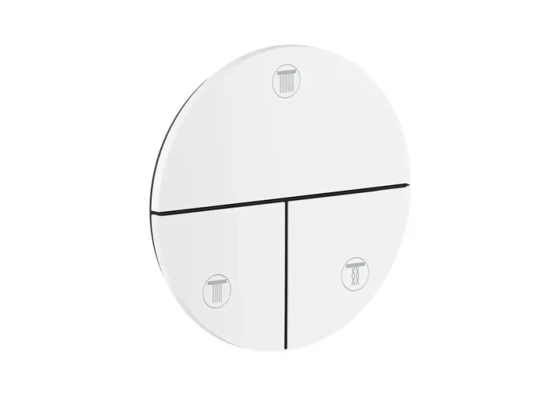 Axor ShowerSelect ID - zemapmetuma vārsts, 3 patērētājiem, balts matēts 36779700