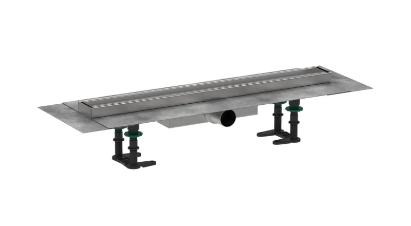 Hansgrohe RainDrain Compact - dušas noteka 60 cm flīžu ievietošanai, ar režģi 56163000