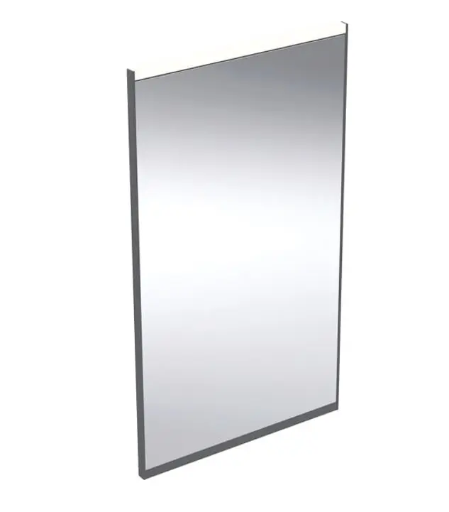 Geberit Option - spogulis ar LED apgaismojumu un apsildi, 40x70 cm, matēti melns 502.780.14.1