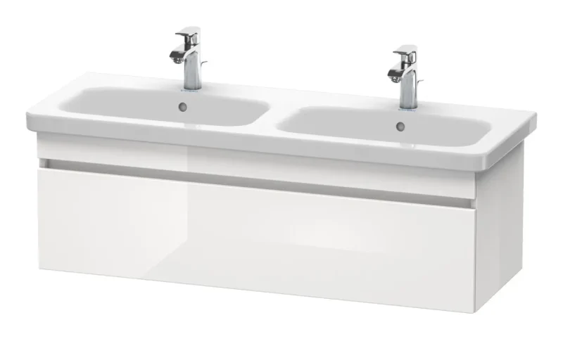 Duravit DuraStyle - izlietnes skapītis 40x123x45 cm, ar 1 atvilktni, balts spīdīgs DS639802222